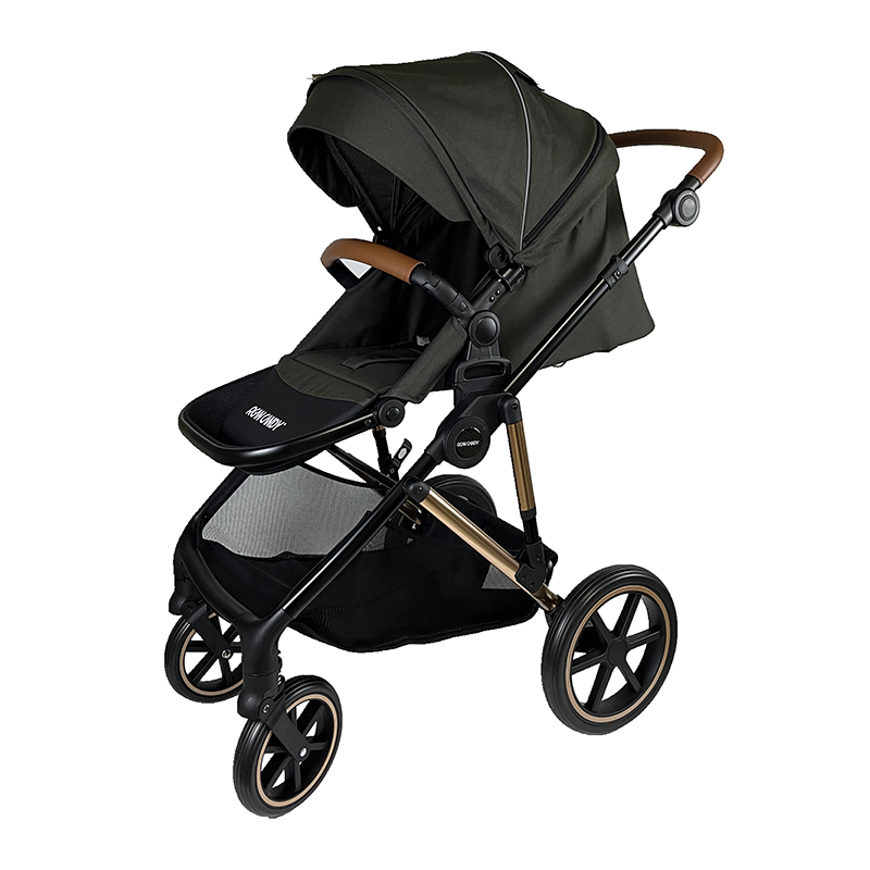 Ard-amharc luxurious Baby Stroller fillte iniompartha stroller leanbh inchoigeartaithe RA-U08
